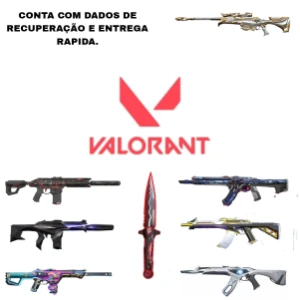 Conta Valorant Com Varias Skins 1700 Gastos