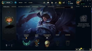CONTA PLATINA 1 LOL - League of Legends