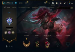 Conta League of Legends Gold 4 LOL