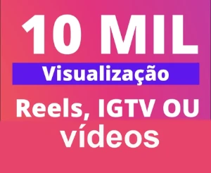 Visualização Reels Instagram Promoção - Redes Sociais