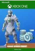 Rogue spider knight + 2000 vbucks code - Fortnite