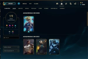 Conta platina 1 Upada a mão DROPADA DO MASTER, +27/30 -10 - League of Legends LOL