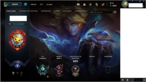Conta LoL Level 276 / 321 Skins / Platina 4 - League of Legends