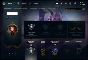 Conta prata 1 com 2 skins e 26 champs - League of Legends LOL