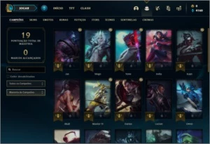 Conta prata 1 com 2 skins e 26 champs - League of Legends LOL