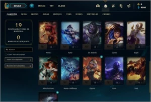 Conta prata 1 com 2 skins e 26 champs - League of Legends LOL