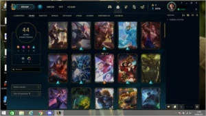 CONTA LEAGUE OF LEGENDS / ALL CHAMPS - 44 SKINS - PLAT 4 LOL