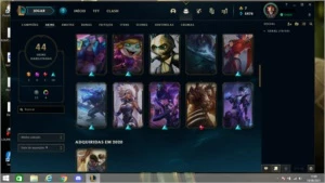 CONTA LEAGUE OF LEGENDS / ALL CHAMPS - 44 SKINS - PLAT 4 LOL