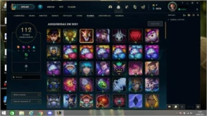 CONTA LEAGUE OF LEGENDS / ALL CHAMPS - 44 SKINS - PLAT 4 LOL