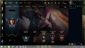 CONTA LEAGUE OF LEGENDS / ALL CHAMPS - 44 SKINS - PLAT 4 LOL