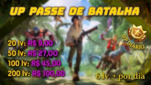 UP Passe de Batalha Fortnite
