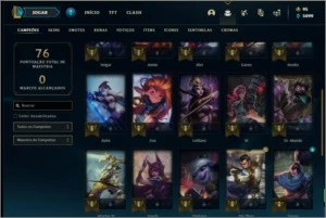 Conta prata 3 MAIN KATARINA com 27 skins e 30 champs - League of Legends LOL