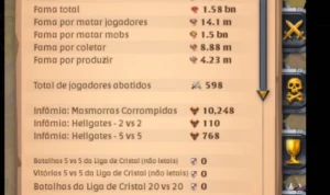 Conta Albion End Game 1,58Bn Fama Total - Albion Online