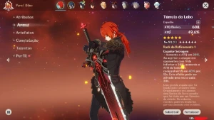 ACC AR57 - C/ 7 Chars - 5⭐/ 7 Armas - 5⭐/ VENTI+AMOS/ - Genshin Impact