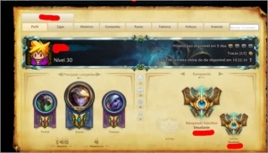 CONTA CHALLENGER NA SOLO/DUO E NA FLEX S7 - League of Legends LOL