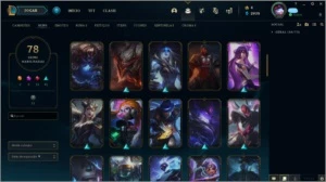 Conta lol com várias skins - League of Legends