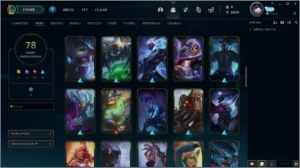 Conta lol com várias skins - League of Legends
