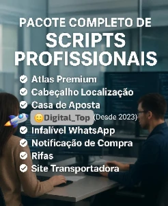 💻🤑🧠💡 Pacote Completo Caixa Rápido Scripts Profissionais