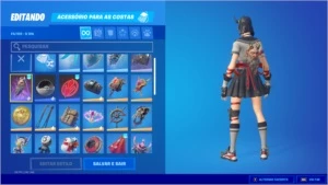 CONTA FORTNITE 46 SKINS + PASSE ATUAL