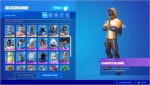 CONTA FORTNITE 46 SKINS + PASSE ATUAL
