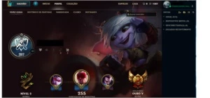 CONTA OURO 5 86 CHAMPIONS 39 SKINS!!! - League of Legends LOL