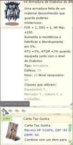 TG Na Armadura de Diabolus+4 - Ragnarok Online