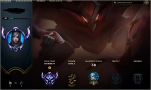 CONTA DIAMANTE 4 MMR D1 - League of Legends LOL