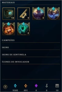 S7 Ouro 2 / S6 Plat 5 - 180 Skins - 16 PAG Runa - FULL CHAMP