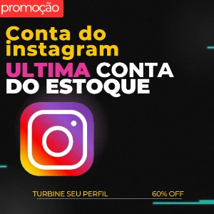 Contas do instagram - ALTA QUALIDADE