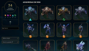 Conta  Main Rengar +Mordekaiser Sanh Uzal Exaltado [Gacha] - League of Legends LOL
