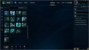 CONTA LOL GOLD 84 SKINS TODOS CAMPEÕES - League of Legends