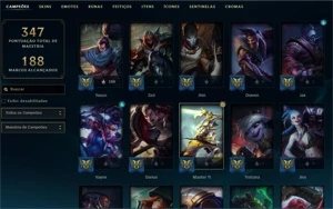 2 contas League of Legends LOL