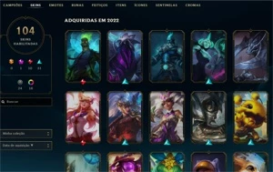 2 contas League of Legends LOL