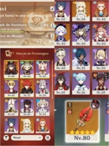 Vendo hutao+homa GENSHIN IMPACT