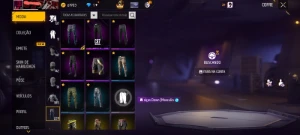 Conta antigassa de free fire com camisa de rank antigas