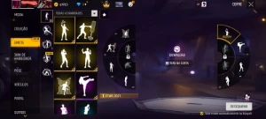 Conta antigassa de free fire com camisa de rank antigas