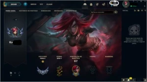 CONTA PARA MAIN KATARINA *NICK RARO* +650rp - League of Legends LOL