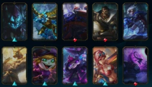 Conta sem elo 44 skins (9 lendárias e Sona DJ) e 370RP - League of Legends LOL