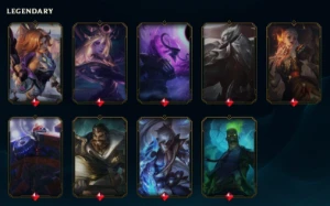 Conta sem elo 44 skins (9 lendárias e Sona DJ) e 370RP