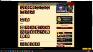 Vendo  level 100 com AQW 9 anos + 8k ac's e 1 ano de member - Adventure Quest World