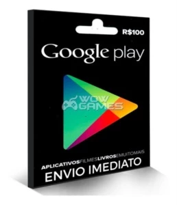 Gift card Google Playstore R$ 100 Reais - Gift Cards