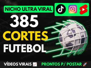 Pack 385 Cortes de Futebol Vídeos Virais Reels TikTok - Vídeos e Cortes Cortes Virais