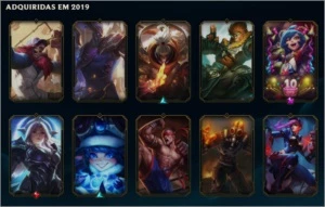 Conta League Of Legends - SEASON 3, PLATINA IV, 101 Skins LOL