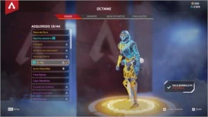 CONTA APEX HERANÇA DO OCTANE MESTRE S9 E DIAMANTE 1 S10 - Apex Legends