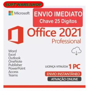 Licença Office 2021 Pro Plus / Original / Vitalícia - Softwares e Licenças