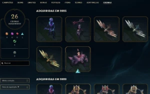 Conta Lol + 158 Skins E 1 Milhão E 600 Mil De Maestria! - League of Legends