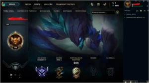 CONTA D4 COM 73% DE WIN RETE - League of Legends LOL