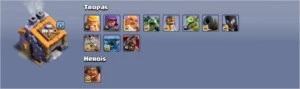 CONTA CLASH OF CLANS CV 11 (99% FULL) (MUITO BARATO)