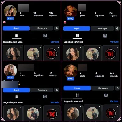 CONTAS INSTAGRAM NOVAS + EMAIL (IP BR 🇧🇷) MUITO FORTES - Redes Sociais