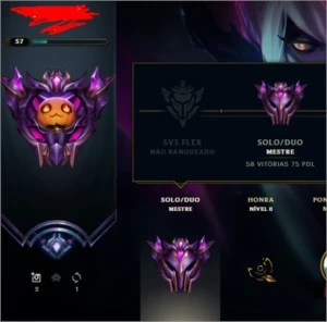 Conta master 75 pdl 32 champions preço bom - League of Legends LOL